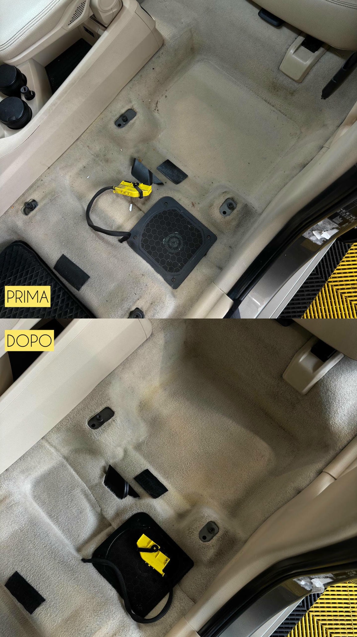 Detailing interni - Pedali Prima e Dopo